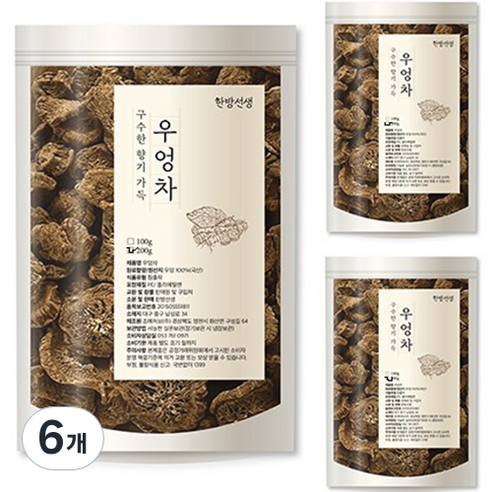 한방선생 볶은 우엉차, 200g, 1개입, 6개