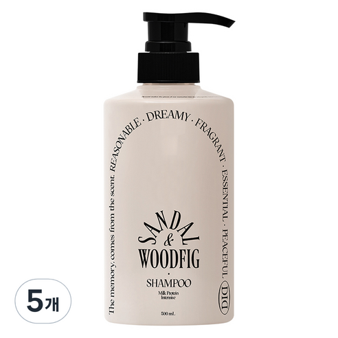 오디드 밀크프로틴 인텐시브 샴푸 샌달우드피그, 500ml, 5개
