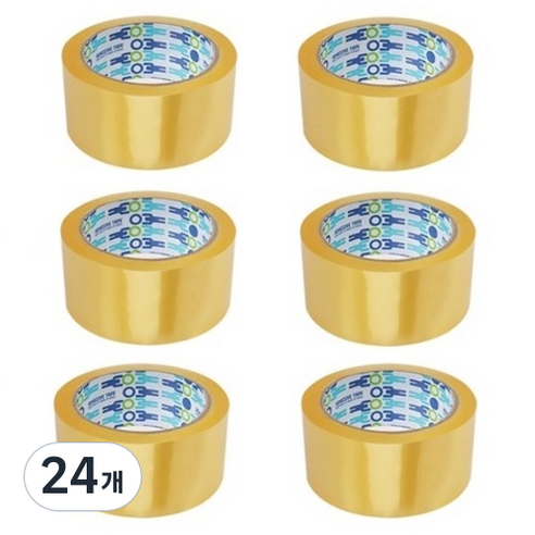 경포장 박스 테이프 투명 57mic 48mm x 40m, 24개