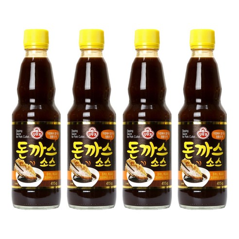 오뚜기 돈까스 소스, 415g, 4개