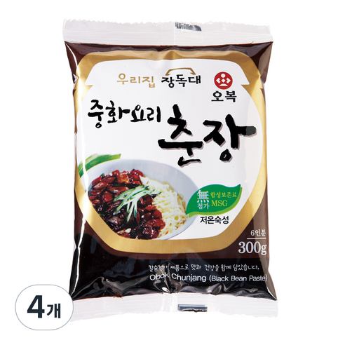 오복 중화요리 춘장, 4개, 300g