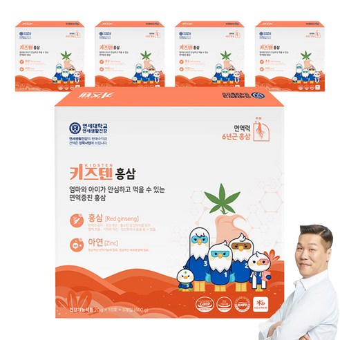 키즈텐 홍삼, 600g, 5개