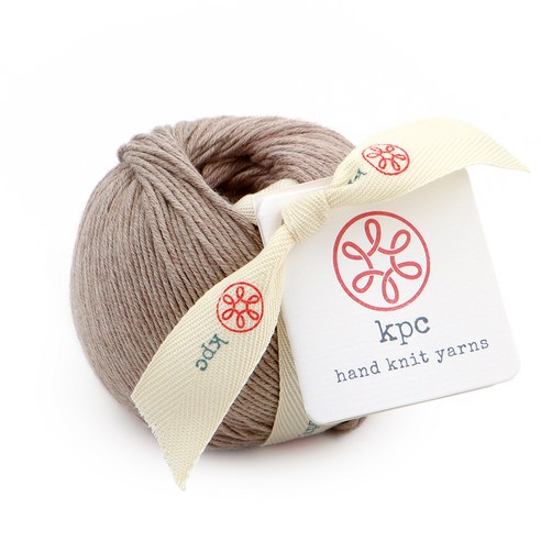 kpc yarn 가쉽 DK 면 뜨개실 50g, 친칠라, 113m