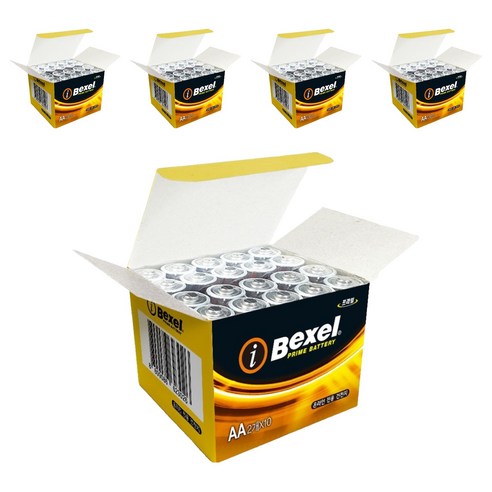 벡셀 알카라인 AA 건전지, 20개입, 5개