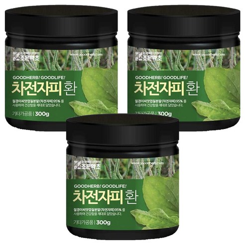 조은약초 프리미엄 차전자피환, 300g, 3개