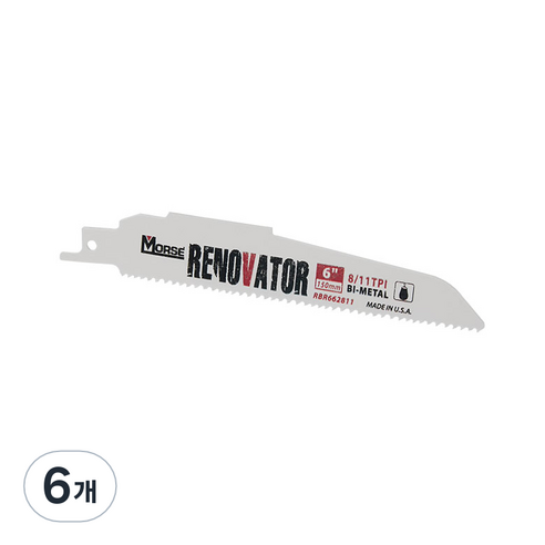 모르스 컷소날 150mm 8 / 11TPI RBR662811T03, 6개