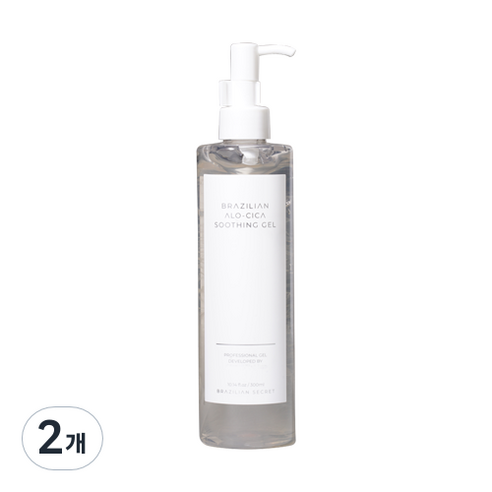 브라질리언시크릿 센텔라 알로에 수딩젤, 300ml, 2개