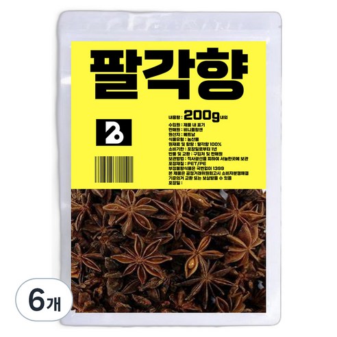비니플랑센 팔각향, 200g, 6개