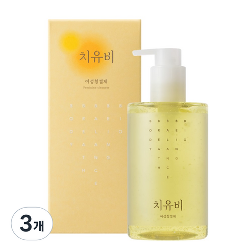 치유비 여성청결제 데일리, 3개, 300ml