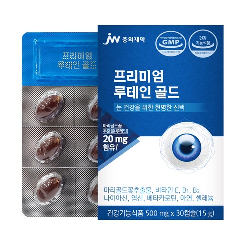 JW중외제약 프리미엄 루테인 골드 30정, 1개