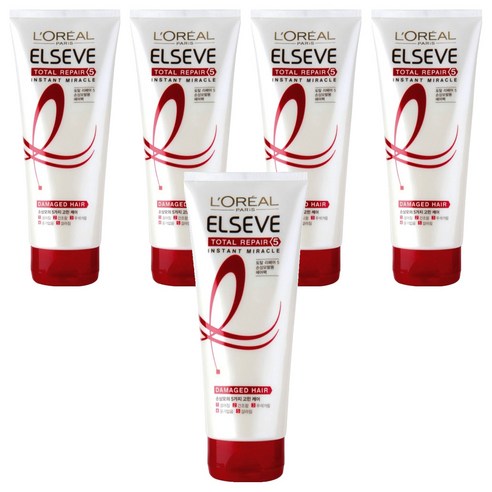 로레알파리 토탈리페어5 트리트먼트 헤어팩, 170ml, 5개