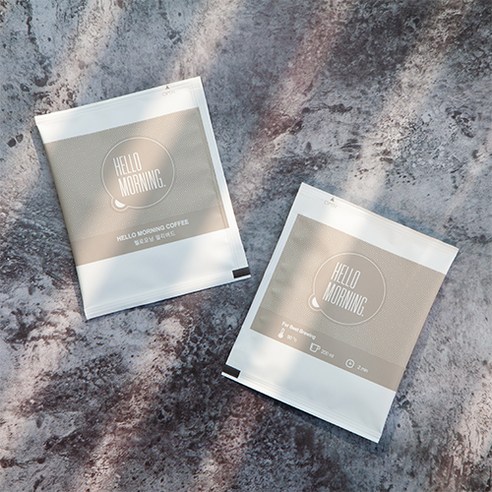 헬로모닝 드립백 커피세트: 편리하고 맛있는 아침 커피를 위한 특별한 블렌드