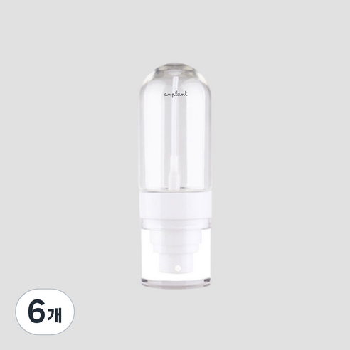 앙플랜트 거꾸로 초미세 미스트 안개 분사 분무기 50ml, 6개, 화이트