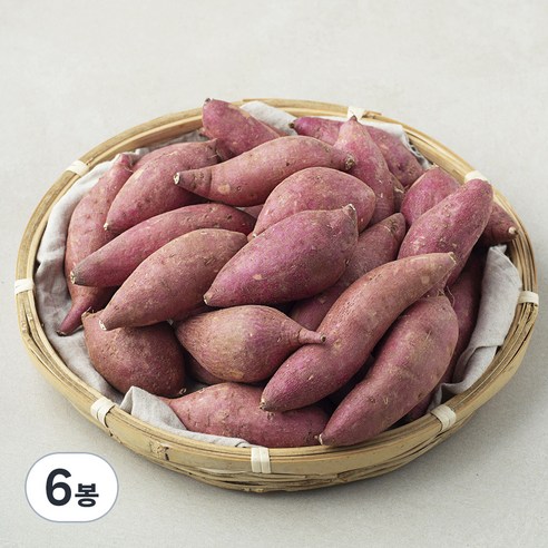 맛젤 해남 호박고구마(한입), 1.5kg, 6봉