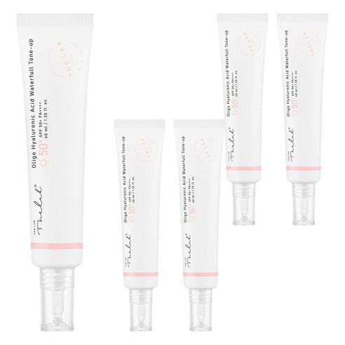 더랩바이블랑두 올리고 히알루론산 워터풀 톤업 크림 SPF50+ PA++++ 40ml, 피치, 5개