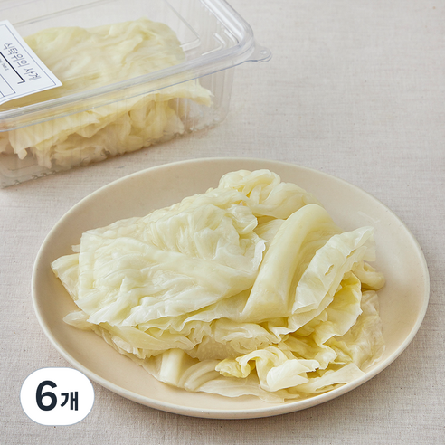 식탁위의사계 양배추찜, 300g, 6개