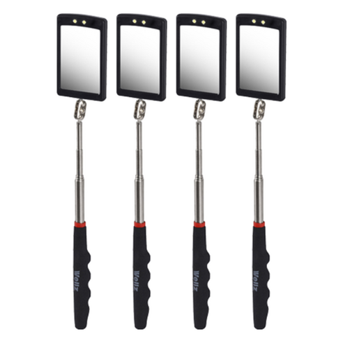 Wellz LED 검사거울 KIM-5283L, 4개