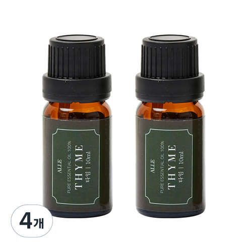 알레 비건 아로마 에센셜 오일 타임, 10ml, 4개