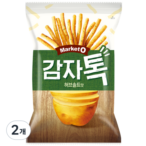 오리온 감자톡 허브솔트맛, 136g, 2개
