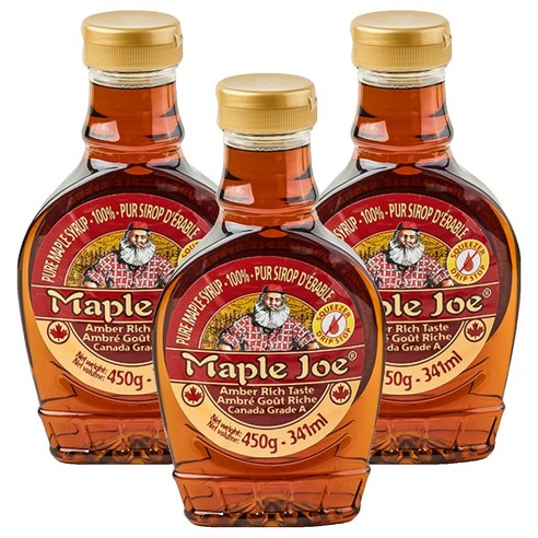 메이플조 메이플시럽, 450g, 3개