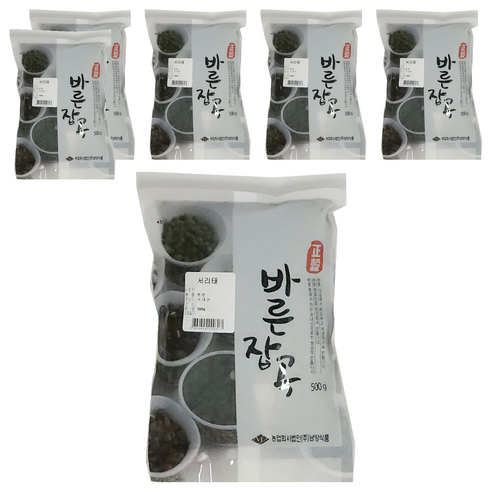 바른잡곡 서리태, 500g, 6개