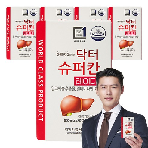 에이치엘사이언스 닥터슈퍼칸 레이디, 30정, 5개