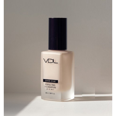 섬세한 커버로 완성하는 무결점 피부, 브이디엘 커버 스테인 퍼펙팅 파운데이션