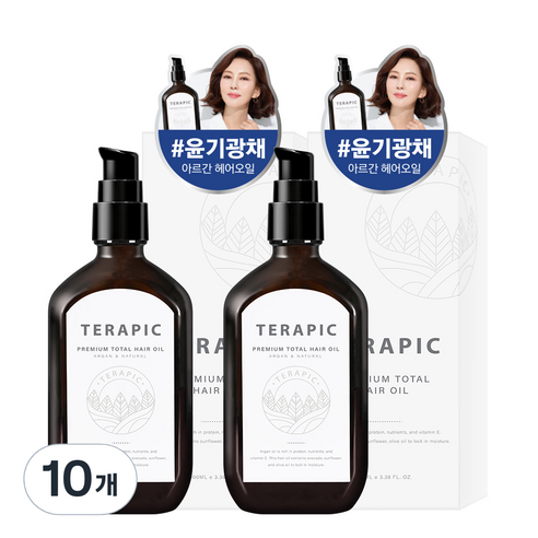 테라픽 프리미엄 토탈 헤어오일, 100ml, 10개
