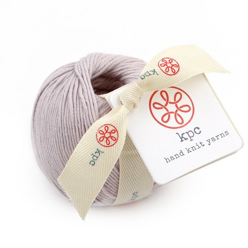 kpc yarn 가쉽 DK 면 뜨개실 50g, 라임워시, 113m