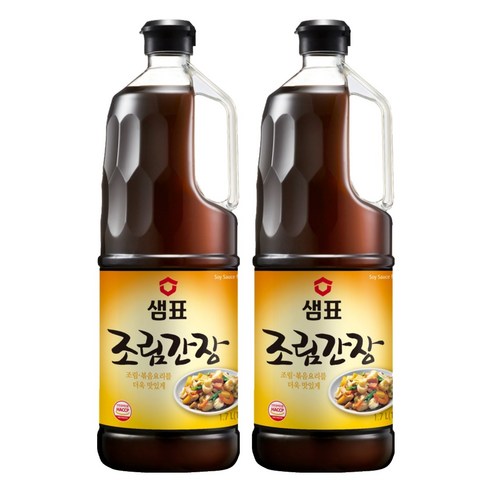 샘표 조림간장, 1.7L, 2개