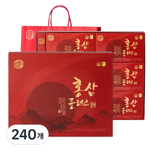 한삼인 홍삼플러스 + 쇼핑백, 50ml, 240개