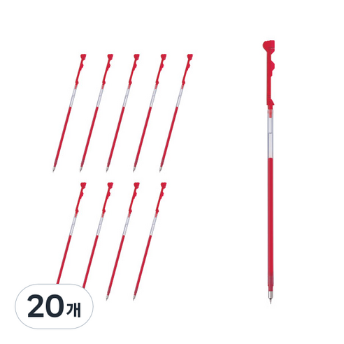 파이롯트 콜레토 리필심 0.3mm LHKRF-10C3, 체리핑크, 20개