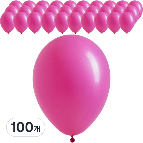 셈퍼텍스 스탠다드 풍선 30cm, 푸치샤, 100개