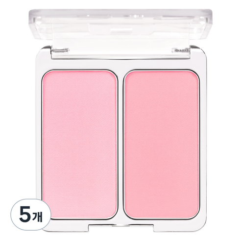 투에이엔 듀얼치크 블러셔 4.4g 2p, 13 베리 큐피드, 5개