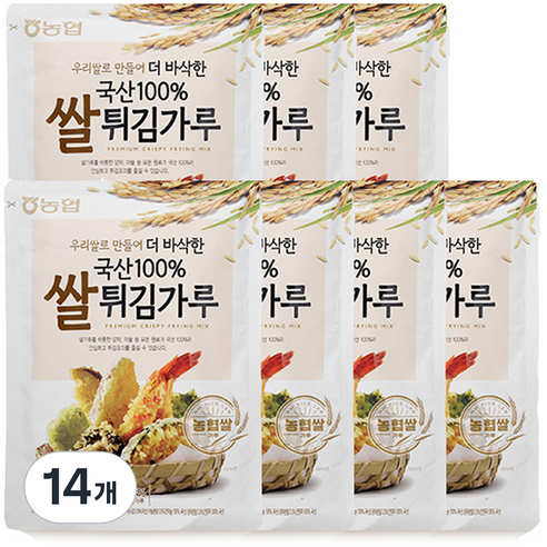 농협 쌀부침가루, 14개, 500g