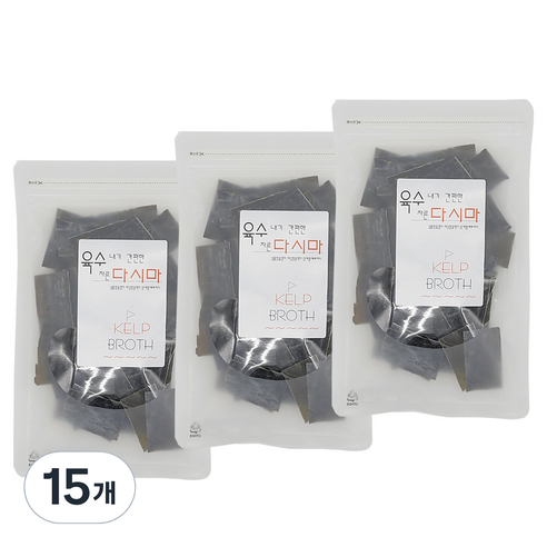 우진수산 육수 내기 간편한 자른다시마, 100g, 15개