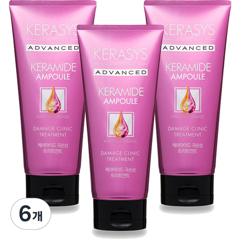 케라시스 고기능 극손상케어 트리트먼트, 300ml, 6개