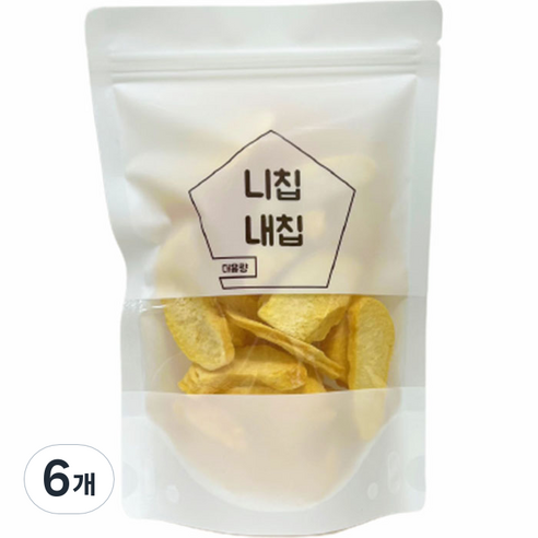 동결건조 복숭아칩, 60g, 6개
