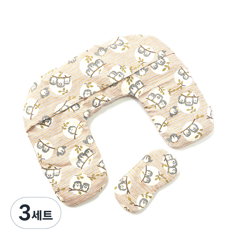 팥앤찜 현미 어깨 찜질팩 + 커버 + 눈 찜질팩 세트, 3세트