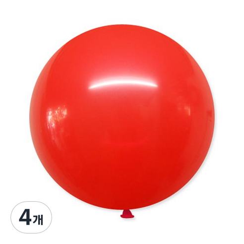 [와우파티] 와우벌룬, 기본레드, 4개
