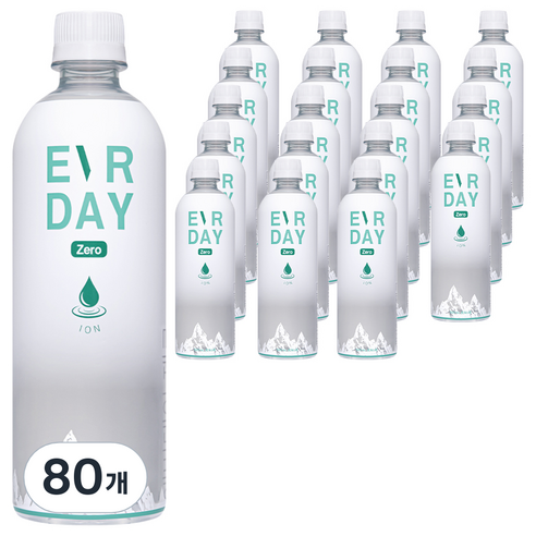 에버데이 제로 이온 음료, 500ml, 80개