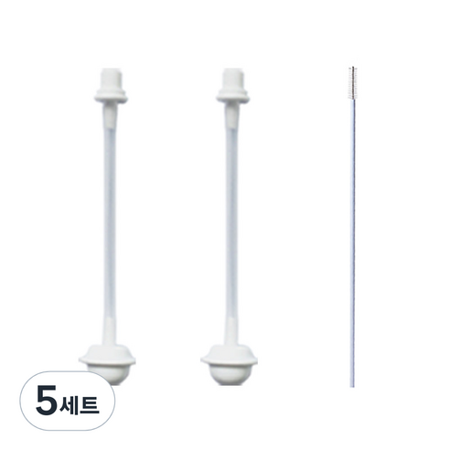 메똔느 바나다 추빨대 180ml용 2p + 세척솔, 5세트