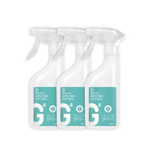 레인보우샵 구연산 워터 다목적세정제, 500ml, 3개