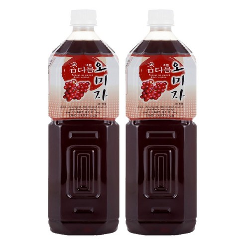 파낙스 참다음 오미자 농축액, 1.5L, 2개