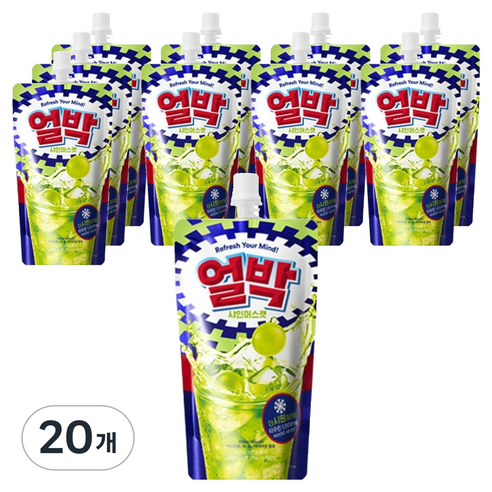 박카스 얼박 샤인머스캣, 20개, 210ml