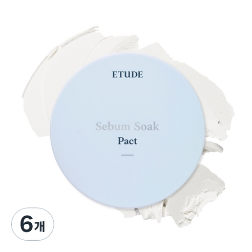 에뛰드 피지쏙 팩트 9.5g, 6개