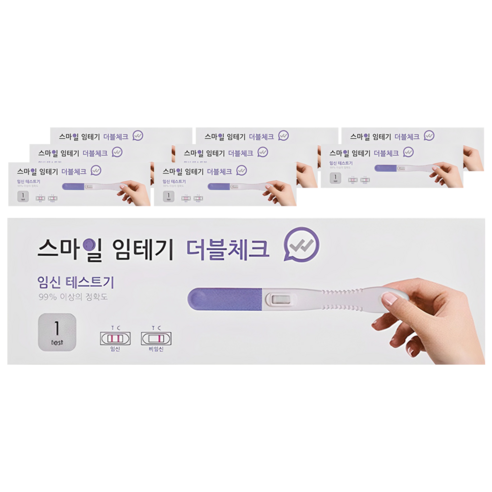 스마일랩 스마일 더블체크 임신테스트기, 1개입, 9개