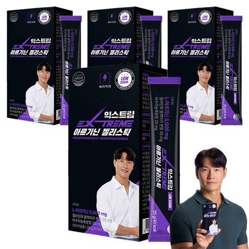 익스트림 아르기닌 젤리스틱 14p, 280g, 4개