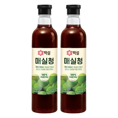 백설 매실청, 1.025kg, 1개입, 2개