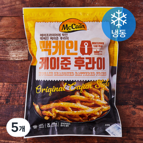 맥케인 케이준 후라이 (냉동), 700g, 5개